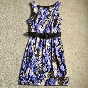 Rabbit Rabbit Rabbit Purple and Brown Dress